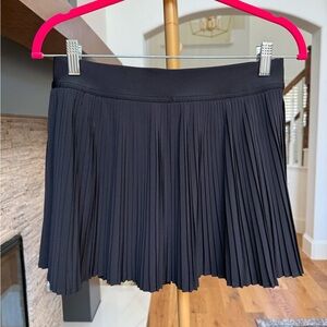 NWOT Lululemon Varsity High-rise Pleated Tennis Skirt 6 Black